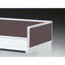 CZRデスク 机上サイドパネル D700用 机上320 布地C CZR-083XDC-9H4 ［W9×カシューブラウン］