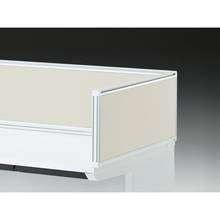 CZRデスク 机上サイドパネル D800用 机上320 布地FR CZR-083XDR-9H9 ［W9×エクリュベージュ］