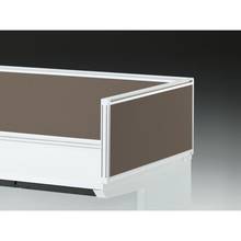 CZRデスク 机上サイドパネル D800用 机上320 布地FR CZR-083XDR-9K3 ［W9×シュガーブラウン］