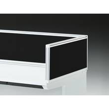 CZRデスク 机上サイドパネル D800用 机上320 布地FR CZR-083XDR-9W2 ［W9×オフブラック］