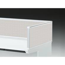 CZRデスク 机上サイドパネル D800用 机上320 不織布FY CZR-083XDY-9C7 ［W9×ホワイトグレー］