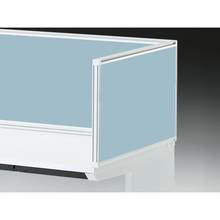 CZRデスク 机上サイドパネル D800用 机上450 布地C CZR-084XDC-9S5 ［W9×ミストブルー］