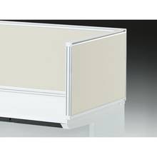 CZRデスク 机上サイドパネル D800用 机上450 布地FR CZR-084XDR-9H9 ［W9×エクリュベージュ］