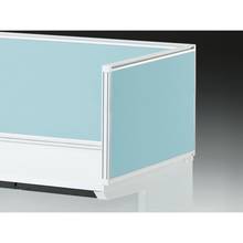 CZRデスク 机上サイドパネル D800用 机上450 布地FR CZR-084XDR-9S4 ［W9×ターコイズブルー］