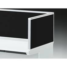 CZRデスク 机上サイドパネル D800用 机上450 布地FR CZR-084XDR-9W2 ［W9×オフブラック］