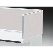 CZRデスク 机上サイドパネル D800用 机上450 不織布FY CZR-084XDY-9C7 ［W9×ホワイトグレー］