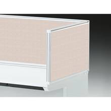 CZRデスク 机上サイドパネル D800用 机上450 不織布FY CZR-084XDY-9H9 ［W9×エクリュベージュ］