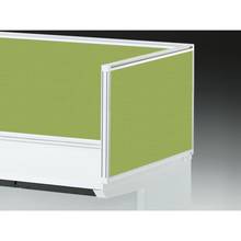 CZRデスク 机上サイドパネル D800用 机上450 不織布FY CZR-084XDY-9Q4 ［W9×フレッシュグリーン］