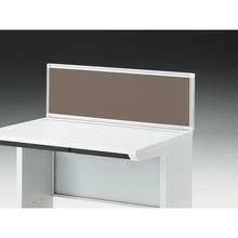 CZRデスク 机上フロントパネル W1000用 机上320 布地FR CZR-103WBR-9K3 ［W9×シュガーブラウン］