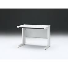 CZRデスク 平机 CZR-106HAC-9W9 浅型センター引出し付 L脚 W1000× D600 [ 本体: ホワイトW・天板: W9 / ホワイトW]