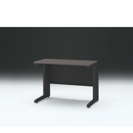 CZRデスク 平机 CZR-106JAC-181 センター引出しなし L脚 W1000× D600 [ 本体: ブラックT・天板: 81 / アッシュドオークD]