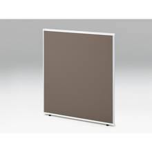 CZRデスク フロントロングパネル W1100用 机上450 布地FR CZR-111WBR-9K3 ［W9×シュガーブラウン］