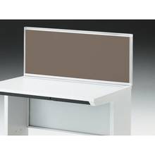 CZRデスク 机上フロントパネル W1100用 机上450 布地FR CZR-114WBR-9K3 ［W9×シュガーブラウン］