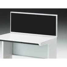 CZRデスク 机上フロントパネル W1100用 机上450 布地FR CZR-114WBR-9W2 ［W9×オフブラック］