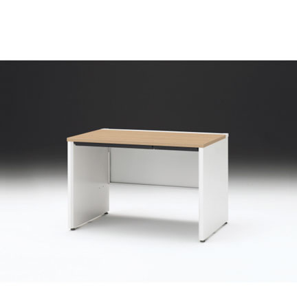 CZRデスク 平机 CZR-117HAPC-992 浅型センター引出し付 パネル脚 W1100× D700 [ 本体: ホワイトW・天板: 92 / ホワイトオークM]