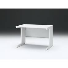 CZRデスク 平机 CZR-117JAC-9W9 センター引出しなし L脚 W1100× D700 [ 本体: ホワイトW・天板: W9 / ホワイトW]