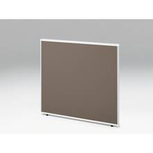 CZRデスク フロントロングパネル W1200用 机上320 布地FR CZR-120WBR-9K3 ［W9×シュガーブラウン］