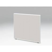 CZRデスク フロントロングパネル W1200用 机上320 不織布FY CZR-120WBY-9C7 ［W9×ホワイトグレー］