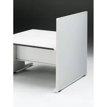 CZRデスク エンドロングパネル 両面 D1200用 机上450 布地FR CZR-121XHR9C6W9 ［W9×W9×ライトグレー］