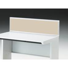 CZRデスク 机上フロントパネル W1200用 机上320 布地C CZR-123WBC-9F6 ［W9×グレイッシュブラウン］