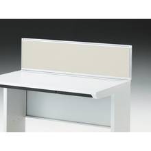 CZRデスク 机上フロントパネル W1200用 机上320 布地FR CZR-123WBR-9H9 ［W9×エクリュベージュ］