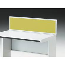 CZRデスク 机上フロントパネル W1200用 机上320 布地FR CZR-123WBR-9L9 ［W9×セージグリーン］