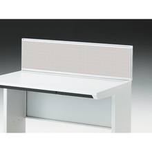 CZRデスク 机上フロントパネル W1200用 机上320 不織布FY CZR-123WBY-9C7 ［W9×ホワイトグレー］