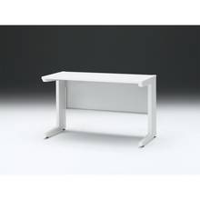 CZRデスク 平机 CZR-126JAC-9W9 センター引出しなし L脚 W1200× D600 [ 本体: ホワイトW・天板: W9 / ホワイトW]