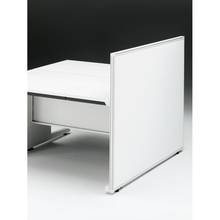 CZRデスク エンドロングパネル 両面 D1400用 机上320 スチール CZR-140XHF9W9W9 ［W9×W9×ホワイト］