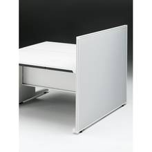 CZRデスク エンドロングパネル 両面 D1400用 机上320 布地FR CZR-140XHR9C6W9 ［W9×W9×ライトグレー］