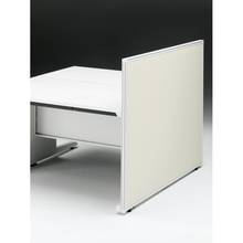 CZRデスク エンドロングパネル 両面 D1400用 机上320 布地FR CZR-140XHR9H9W9 ［W9×W9×エクリュベージュ］