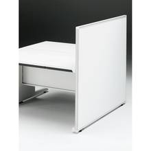 CZRデスク エンドロングパネル 両面 D1400用 机上450 スチール CZR-141XHF9W9W9 ［W9×W9×ホワイト］