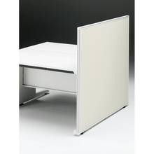 CZRデスク エンドロングパネル 両面 D1400用 机上450 布地FR CZR-141XHR9H9W9 ［W9×W9×エクリュベージュ］