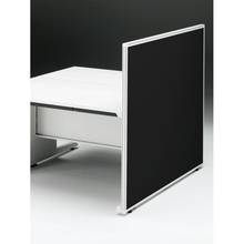 CZRデスク エンドロングパネル 両面 D1400用 机上450 布地FR CZR-141XHR9W2W9 ［W9×W9×オフブラック］