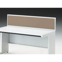 CZRデスク 机上フロントパネル W1400用 机上320 布地FR CZR-143WBR-9K3 ［W9×シュガーブラウン］