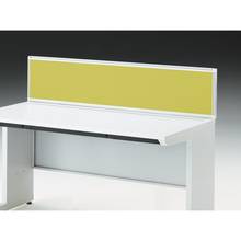 CZRデスク 机上フロントパネル W1400用 机上320 布地FR CZR-143WBR-9L9 ［W9×セージグリーン］