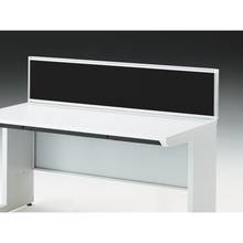CZRデスク 机上フロントパネル W1400用 机上320 布地FR CZR-143WBR-9W2 ［W9×オフブラック］
