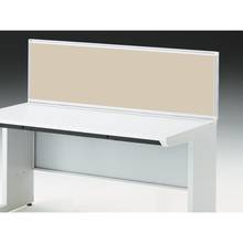 CZRデスク 机上フロントパネル W1400用 机上450 布地C CZR-144WBC-9F6 ［W9×グレイッシュブラウン］