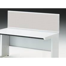 CZRデスク 机上フロントパネル W1400用 机上450 不織布FY CZR-144WBY-9C7 ［W9×ホワイトグレー］