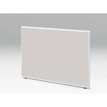 CZRデスク フロントロングパネル W1500用 机上320 不織布FY CZR-150WBY-9C7 ［W9×ホワイトグレー］