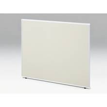 CZRデスク フロントロングパネル W1500用 机上450 布地FR CZR-151WBR-9H9 ［W9×エクリュベージュ］