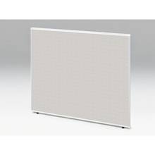 CZRデスク フロントロングパネル W1500用 机上450 不織布FY CZR-151WBY-9C7 ［W9×ホワイトグレー］