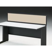 CZRデスク 机上フロントパネル W1500用 机上320 布地C CZR-153WBC-9F6 ［W9×グレイッシュブラウン］