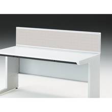 CZRデスク 机上フロントパネル W1500用 机上320 不織布FY CZR-153WBY-9C7 ［W9×ホワイトグレー］