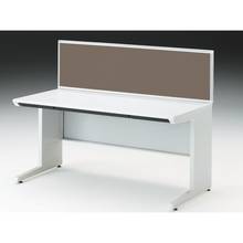 CZRデスク 机上フロントパネル W1500用 机上450 布地FR CZR-154WBR-9K3 ［W9×シュガーブラウン］