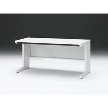 CZRデスク 平机 CZR-157HAC-9W9 浅型センター引出し付 L脚 W1500× D700 [ 本体: ホワイトW・天板: W9 / ホワイトW]