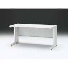 CZRデスク 平机 CZR-157JAC-9W9 センター引出しなし L脚 W1500× D700 [ 本体: ホワイトW・天板: W9 / ホワイトW]