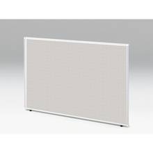 CZRデスク フロントロングパネル W1600用 机上320 不織布FY CZR-160WBY-9C7 ［W9×ホワイトグレー］