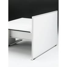 CZRデスク エンドロングパネル 両面 D1600用 机上320 スチール CZR-160XHF9W9W9 ［W9×W9×ホワイト］