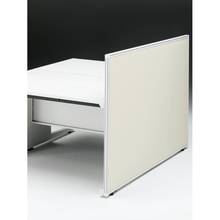 CZRデスク エンドロングパネル 両面 D1600用 机上320 布地FR CZR-160XHR9H9W9 ［W9×W9×エクリュベージュ］